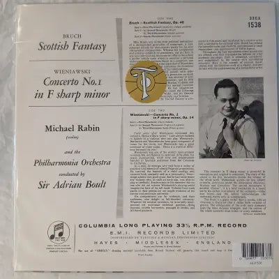 [BUNJANG] Michael Rabin Bruch Wieniawski Violin Concerto LP / [리이슈엘피] Michael Rabin  Bruch  Wieniawski