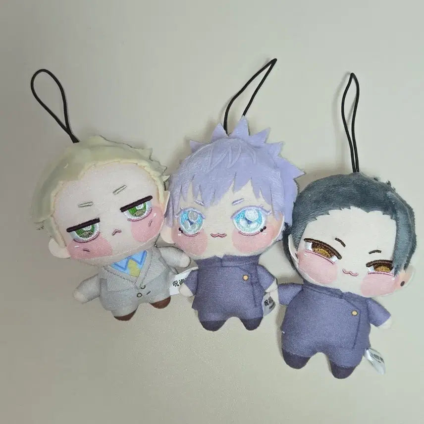 [BUNJANG] Jujutsu Kaisen Gojo, Geto, Nanami Chibi Plush Bundle Set / 주술회전 고죠, 게토, 나나미 쵸피누이 일괄