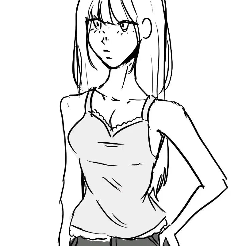 [BUNJANG] Female Character Sketch Art Commission / 여캐 낙서 커미션