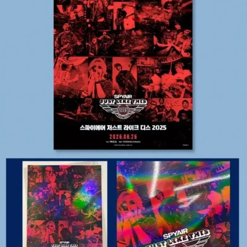 [BUNJANG] Spyair Just Like This Main Teaser Poster Slogan Set / 3개 세트) 스파이에어 저스트라이크 디스 메인 티저 포스터 슬로건