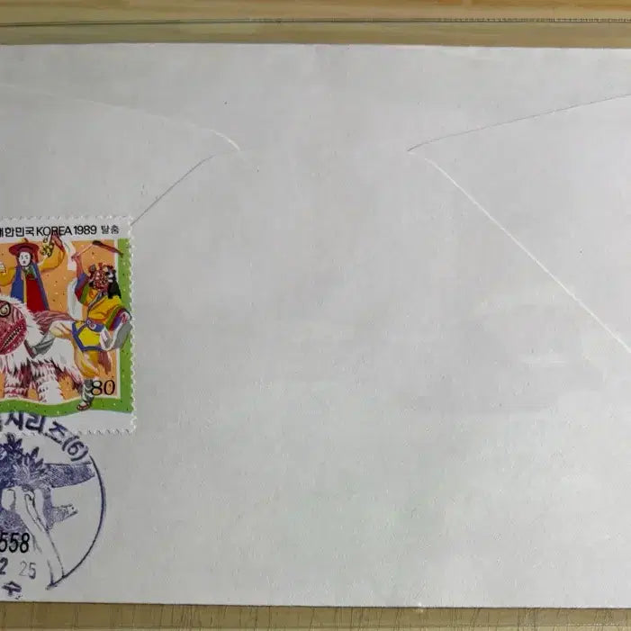 [BUNJANG] Folklore Series 6th Edition 4 Types First Day Cover / 민속시리즈6집4종, 초일봉피, 안내장포함, 1989년