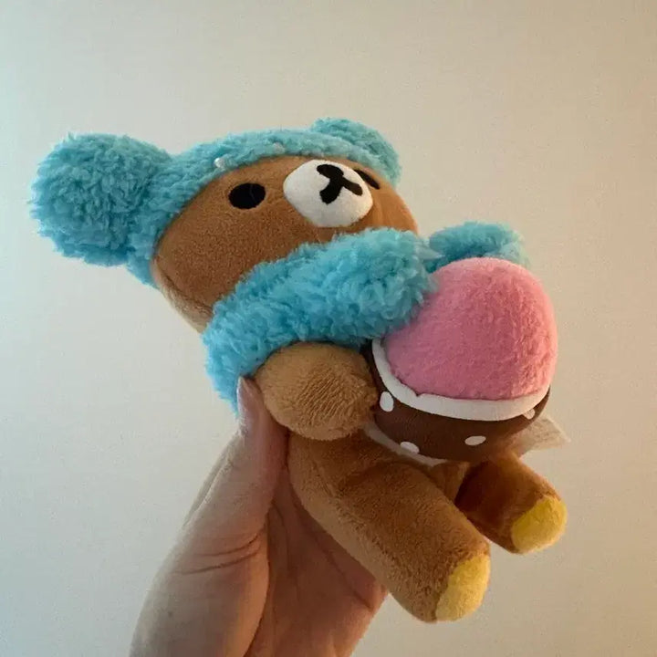 [BUNJANG] Genuine Classic Rilakkuma Doll Strawberry Ice Cream / (정품) 고전 리락쿠마 인형