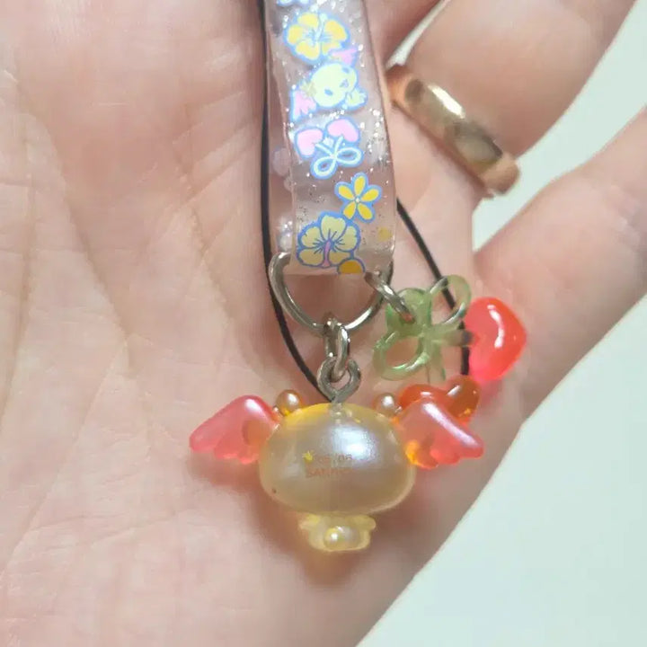 [BUNJANG] Sanrio Cinnamonroll Azuki Strap / 고전 시나모엔젤스 아즈키 스트랩 고전모카 시나모롤 스트랩