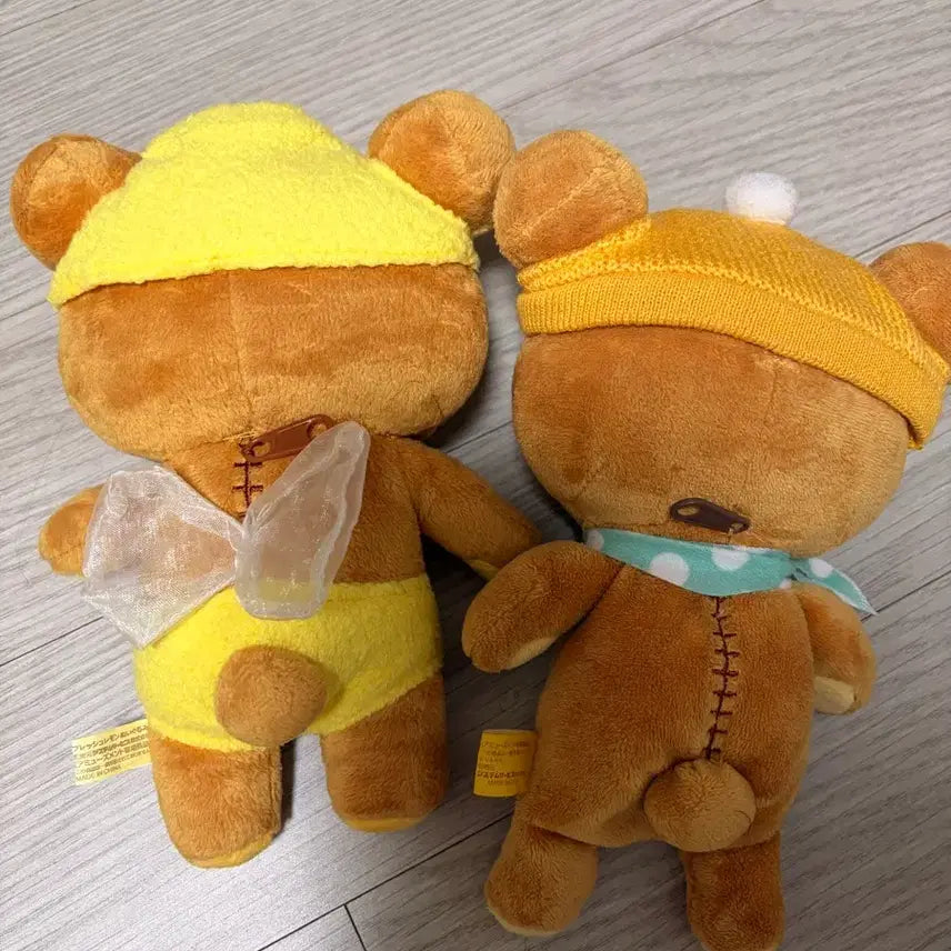 [BUNJANG] Vintage Rilakkuma Lemon Hat &amp; Drooling Plush Set / 고전 리락쿠마 레몬인형, 리락쿠마 침인형 일괄