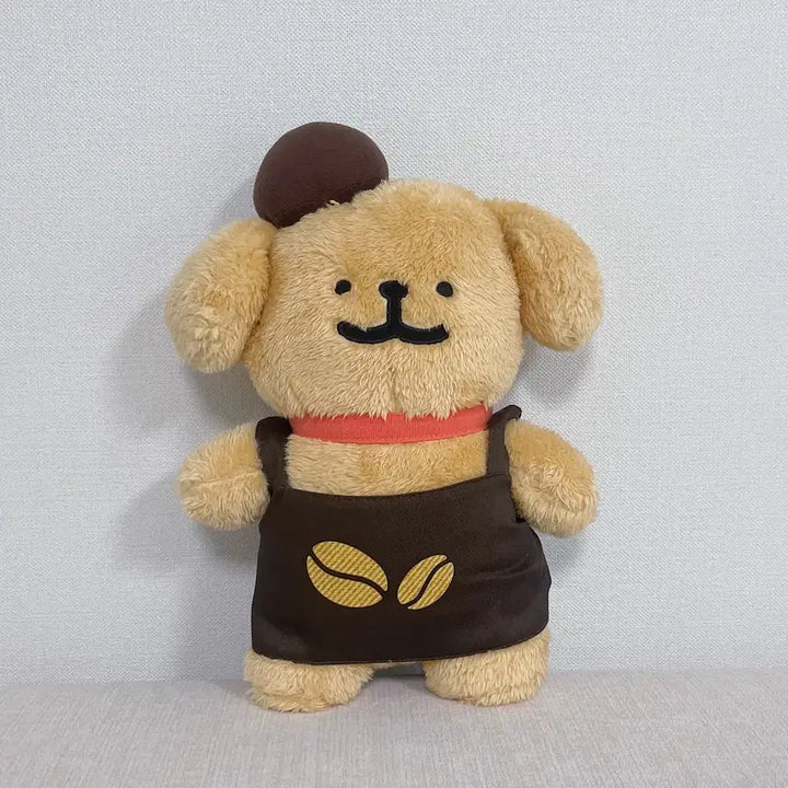[BUNJANG] Maltese &amp; Retriever Cafe Medium Plush + 2 Keychains Bundle Set / 몰티즈와 리트리버 카페 중형 + 키링 2종 일괄