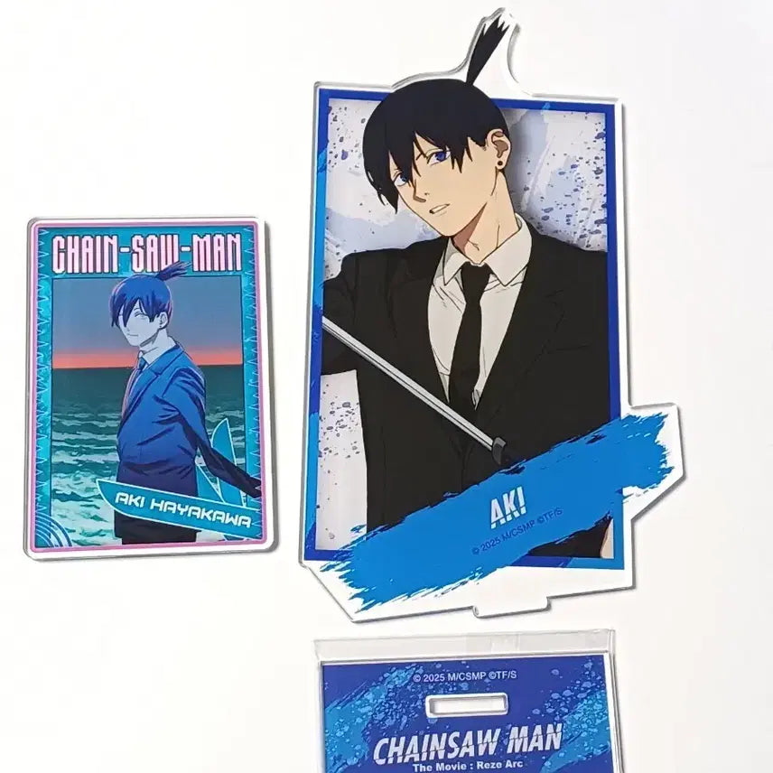 [BUNJANG] Chainsaw Man Aki Aki Acrylic Card Acrylic Stand Bundle Set / 일괄) 체인소맨 아키 아크릴 카드 아크릴 스탠드