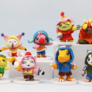 [BUNJANG] Digimon Cosplay Figure 3-Set / 디지몬  코스프레 피규어 3종셋트