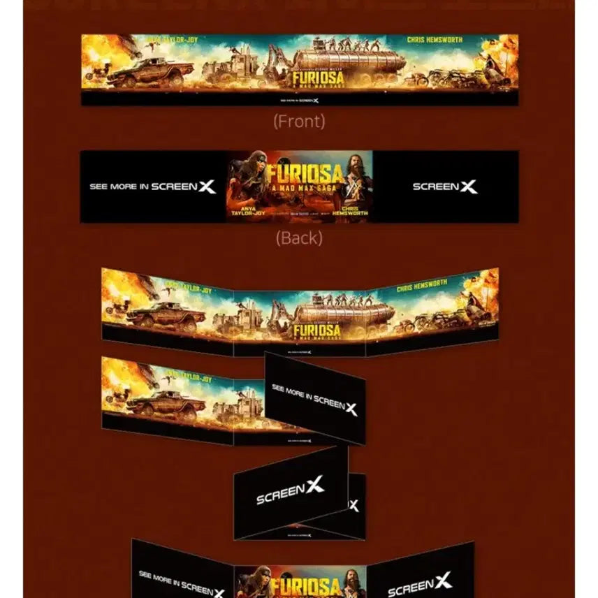 [BUNJANG] Furiosa: A Mad Max Saga IMAX Widescreen Poster / 퓨리오사 스크린엑스 와이드 포스터