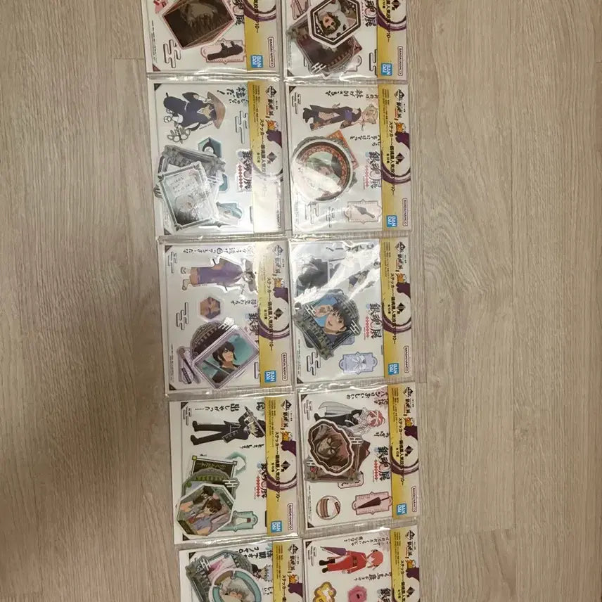 [BUNJANG] Gintama 20th Anniversary Lottery Prize I Full Set Bundle / 은혼 20주년 쿠지 I상 스티커 전종 일괄 판매