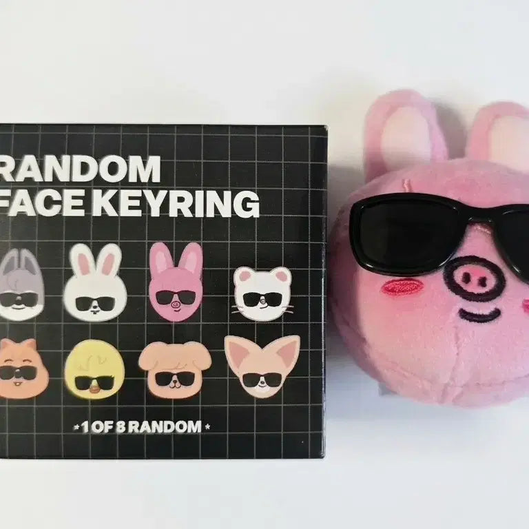 [BUNJANG] Dwaekki Run It Japan Face Keyring / 돼끼 런잇 일본 페이스키링  run it japan 재팬