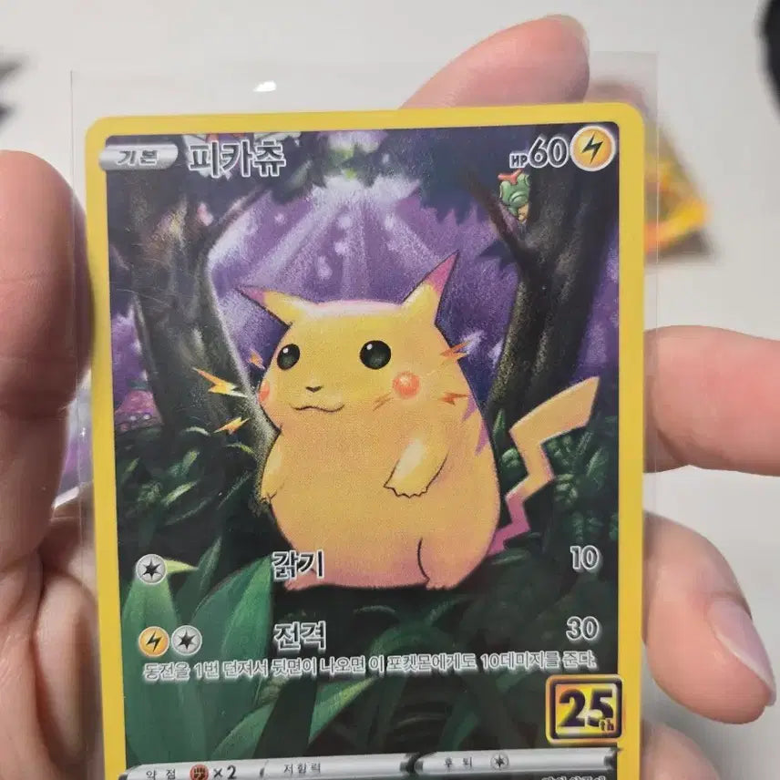 [BUNJANG] Pokemon 25th Anniversary Limited Edition Cards / 포켓몬카드 25주년