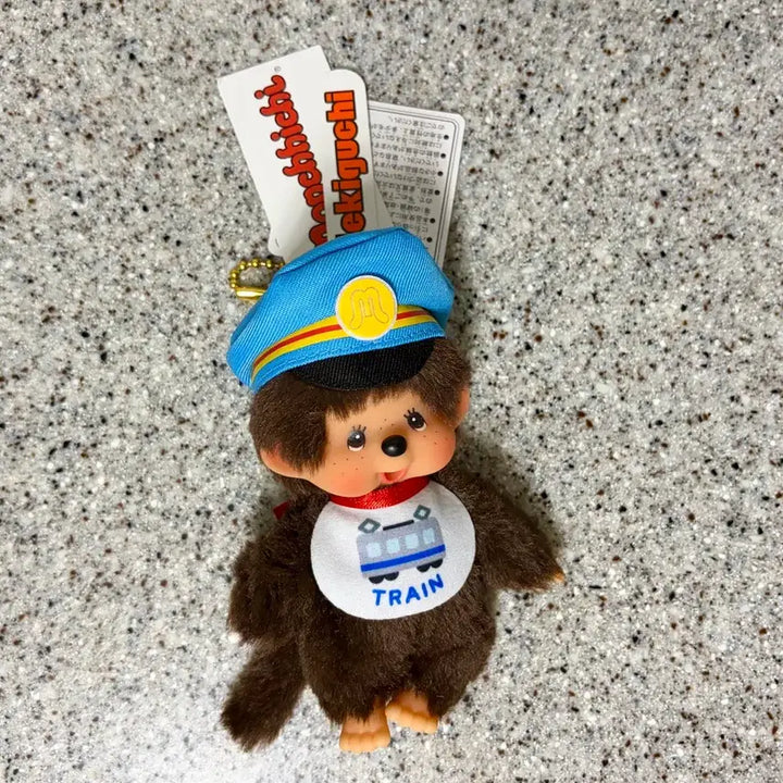 [BUNJANG] Monchhichi Keyring Keychain / 역장몬치치 키링 키체인