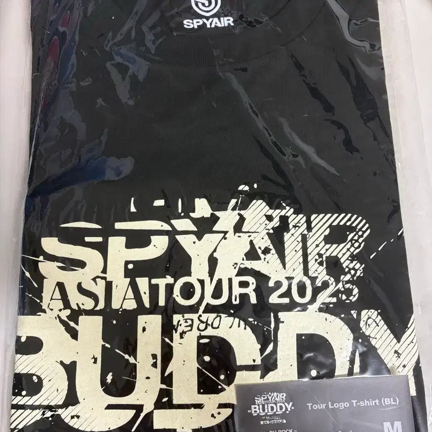 [BUNJANG] Spyair Buddy T-Shirt (Size M) / Spyair/buddy 티셔츠 M사이즈