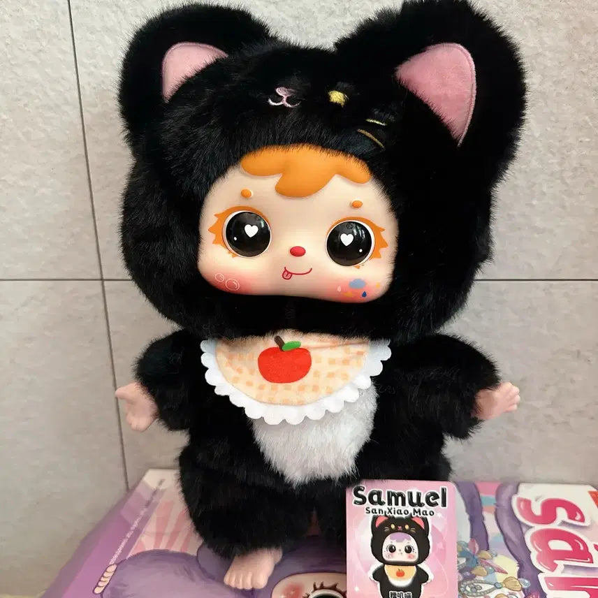 [BUNJANG] Samuel 400% Black Cat Figure (Two Eyes) / 사무엘 400% 고양이 깜고(투눈)
