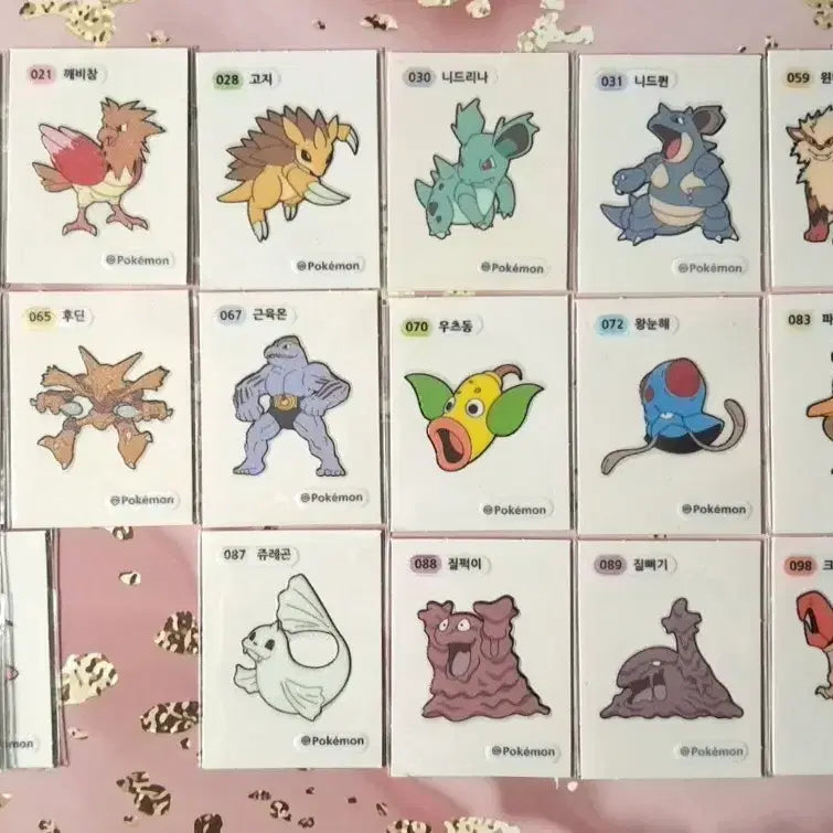 [BUNJANG] Pokemon Stickers Assortment (Sticker 