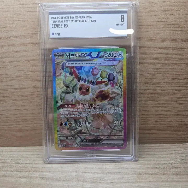 [BUNJANG] Pokemon Card Glaceon Eevee SAR BRG8 / 포켓몬카드 글레이시아,이브이 sar brg8