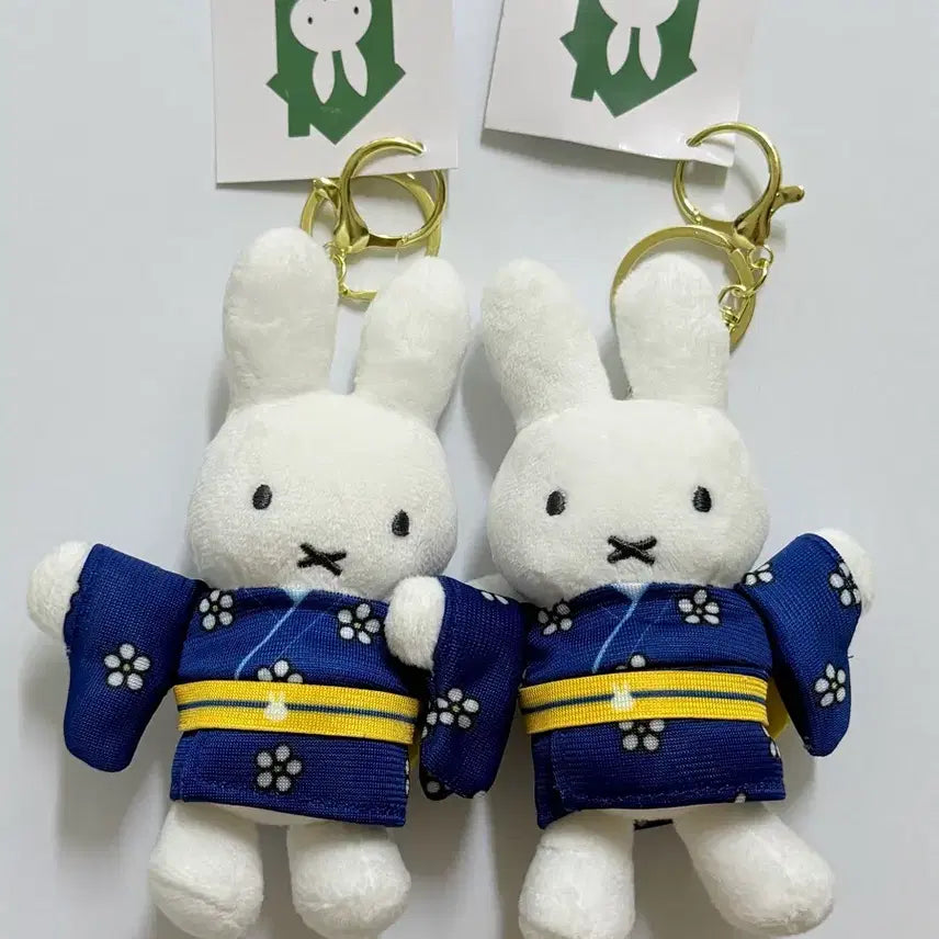 [BUNJANG] Miffy Style Kimono Miffy Plush Keyring / 미피스타일 미피 기모노 세키구치 인형키링