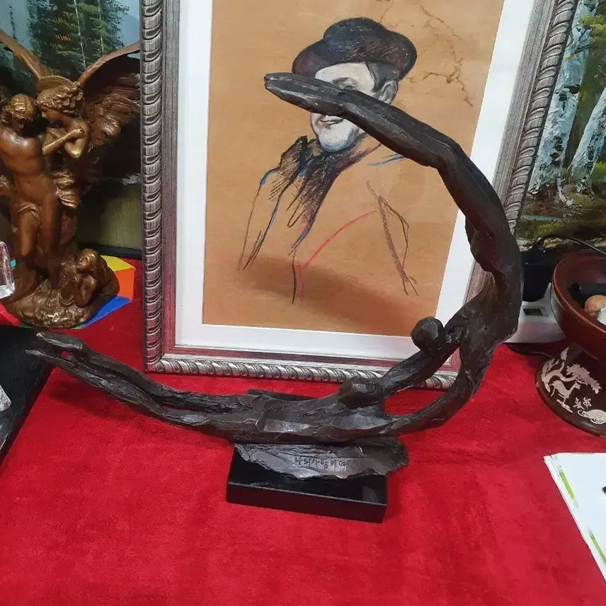 [BUNJANG] Kim Beon 1989 Bronze Sculpture / 나의사랑.ㅡ89년 김번 선생작.