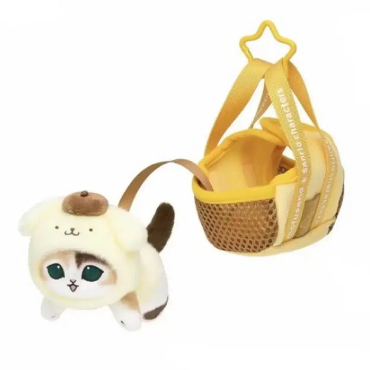 [BUNJANG] Sanrio Pompompurin x Mofusand Mascot Keyring / 정품 폼폼푸린 x mofusand 마스코트 키링