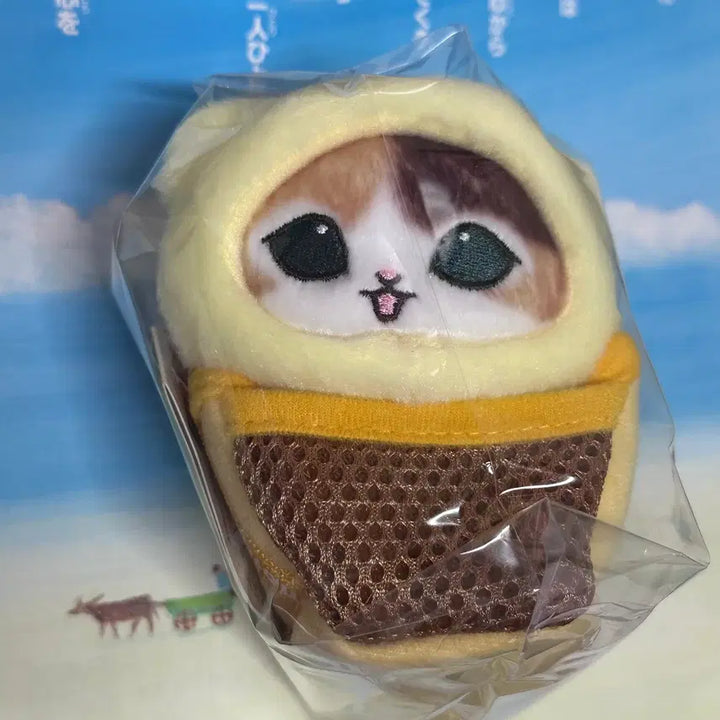 [BUNJANG] Sanrio Pompompurin x Mofusand Mascot Keyring / 정품 폼폼푸린 x mofusand 마스코트 키링