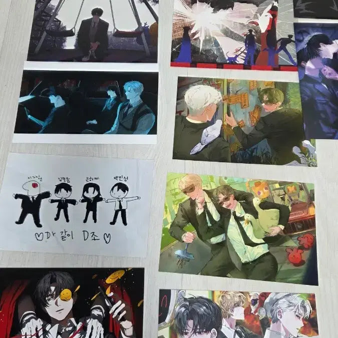 [BUNJANG] Ghost Story Commute Print Book Postcard Bundle Set / 괴담출근 프박 엽서 일괄 싸게 처분합니다
