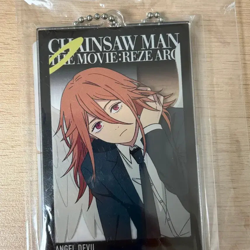 [BUNJANG] Chainsaw Man Angel Devil Base Yard Keychain + Original Art Special Set / 체인소맨 천사의악마 베이스야드 키링+원화 특전 일괄 양도