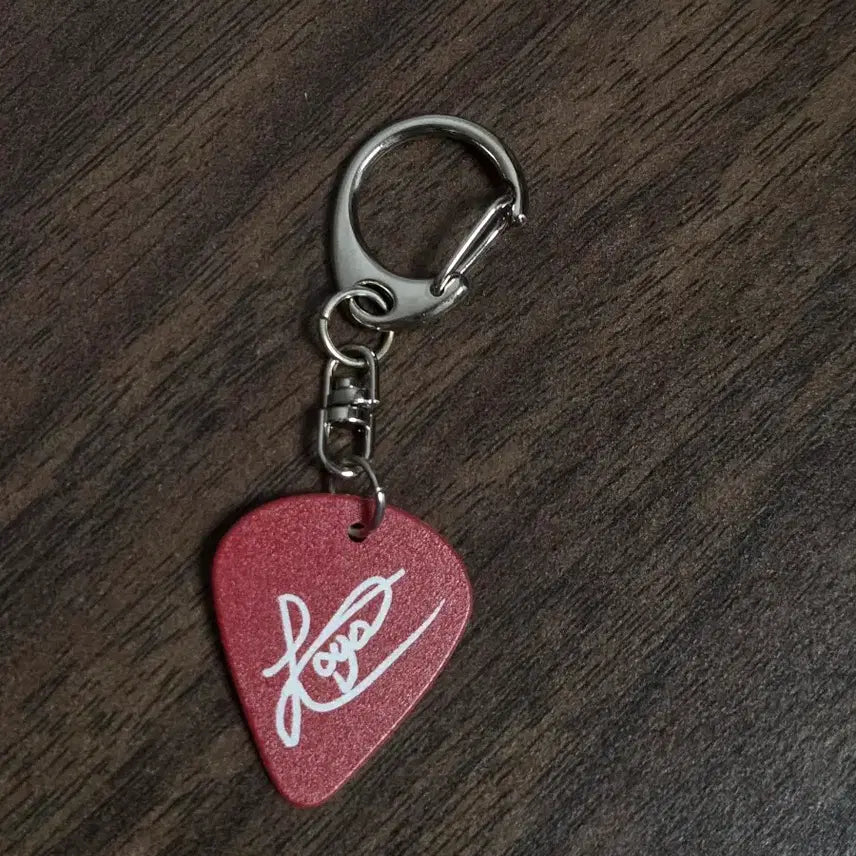 [BUNJANG] Sushicism Koyo 2nd Anniversary Guitar Pick Keyring / 스코시즘 코요 2주년 키타 피크 키링