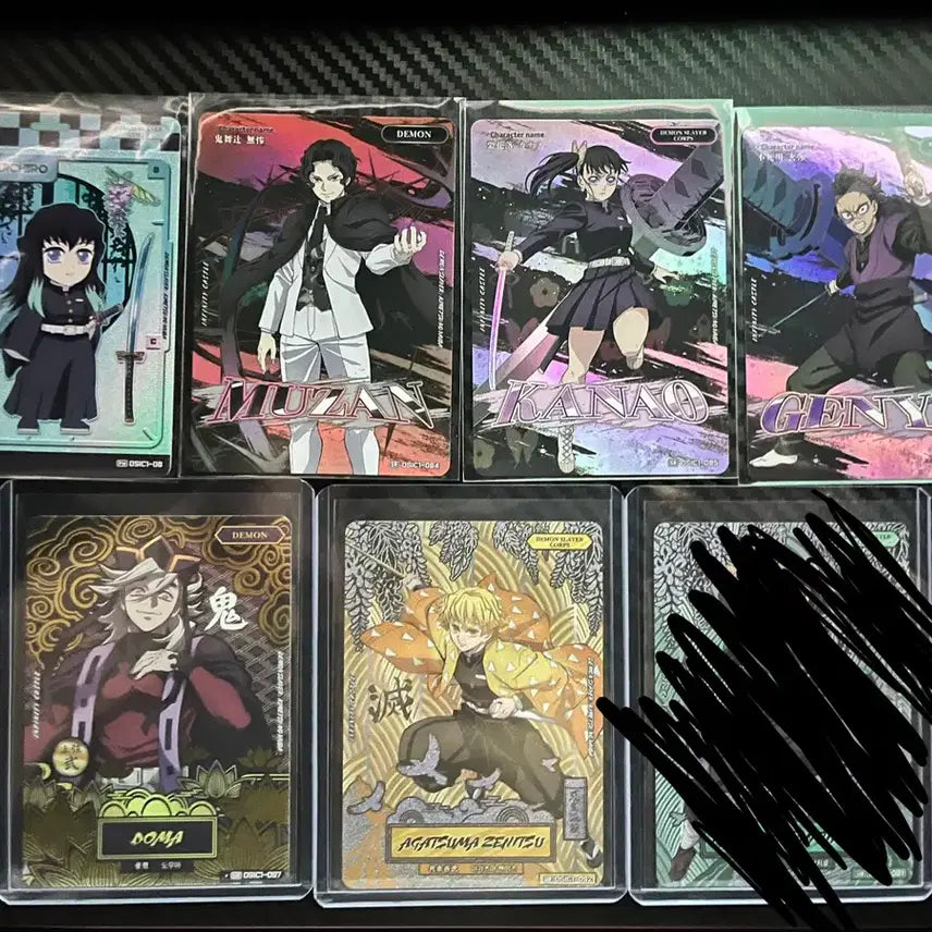 [BUNJANG] MapUniverse Demon Slayer Character Cards Bundle Set / 맵니버스 귀멸의칼날 귀칼 카드 일괄 판매
