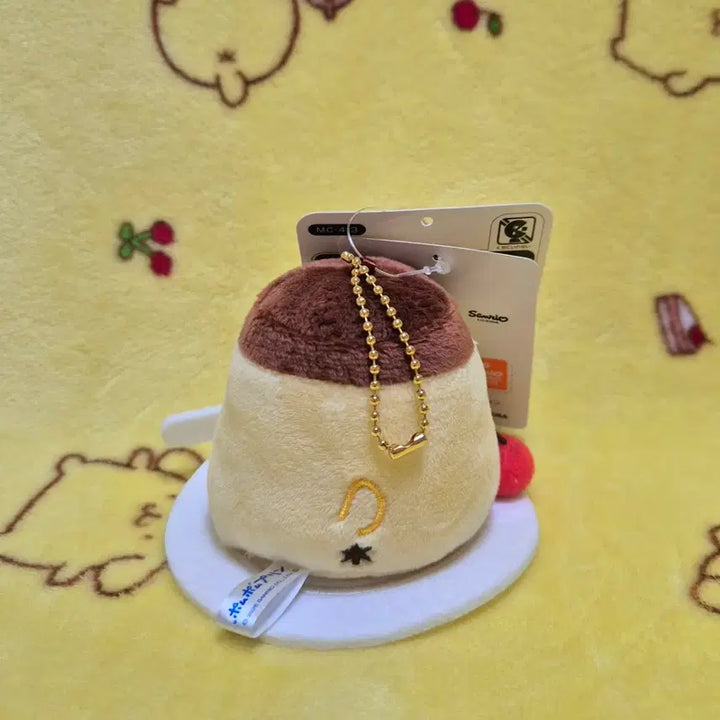 [BUNJANG] Sanrio Pompompurin 30th Anniversary Pudding Mascot Collection Keychain Holder / 산리오 나카지마 폼폼푸린 30주년 마스코트 컬렉션 푸딩 키링 인형 홀더 정품
