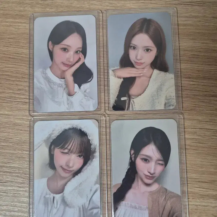 [BUNJANG] Hallys Lisanne Photocard 4-Set / 할리스 리센느 포토카드 4종