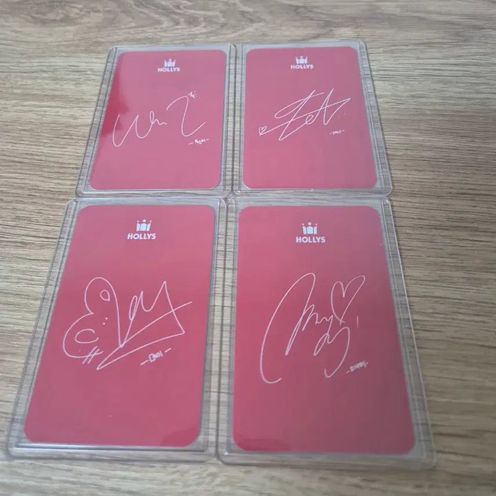 [BUNJANG] Hallys Lisanne Photocard 4-Set / 할리스 리센느 포토카드 4종