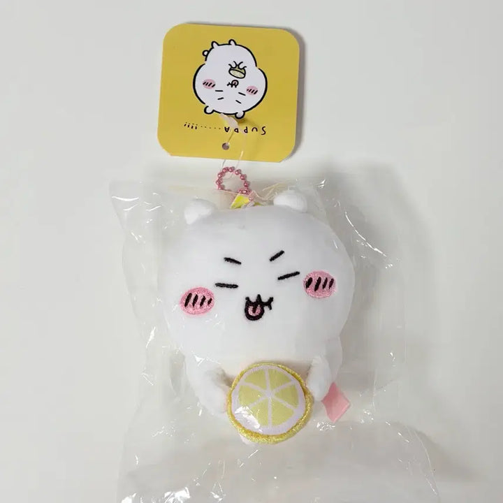 [BUNJANG] Chiikawa Suppa Lemon Mascot Plush / 치이카와 suppa 레몬 마스코트 인형