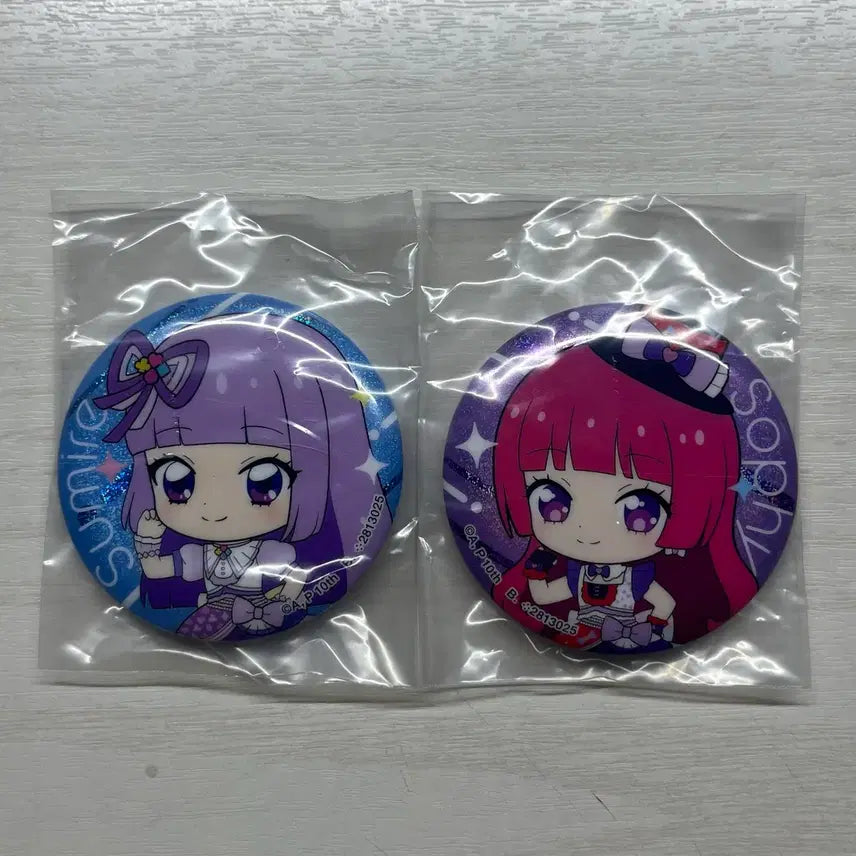 [BUNJANG] PriPara Sumire Sophie Can Badge / 카츠파라 스타파라 아이엠스타 아이카츠 프리파라 가챠 스미레 소피 캔뱃지 판매