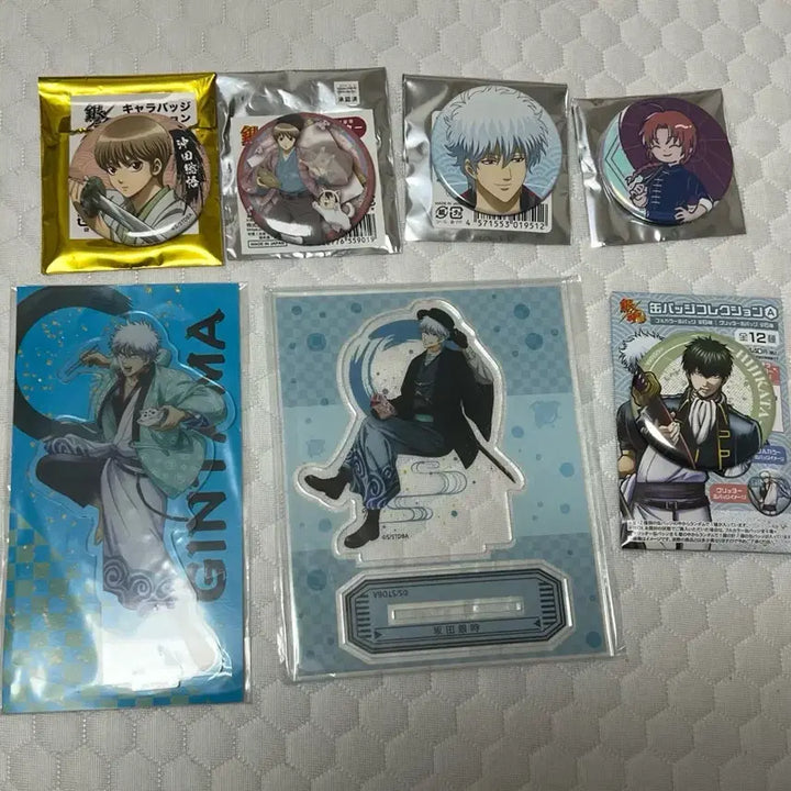 [BUNJANG] Gintama Acrylic &amp; Can Badge Bundle / 은혼 아크릴, 캔뱃지 일괄 판매