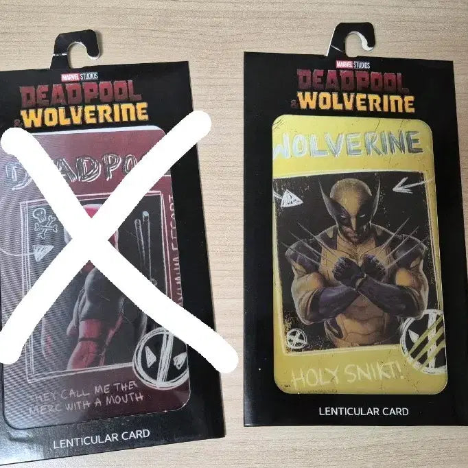 [BUNJANG] Deadpool &amp; Wolverine Lenticular Postcard (Sealed) / 데드풀과 울버린 렌티큘러 엽서 미개봉