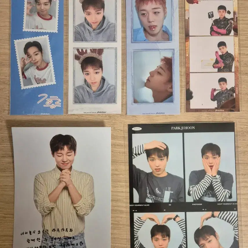 [BUNJANG] Park Ji Hoon Photoism Set / (급처)박지훈 포토이즘 세트
