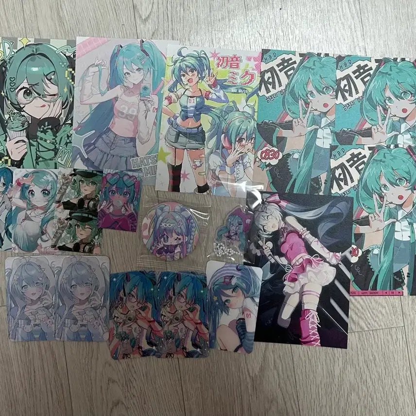 [BUNJANG] Hatsune Miku Birthday Cafe Event Lucky Draw Bundle Set / 하츠네 미쿠 생일카페 생카 전프레 럭드 일괄