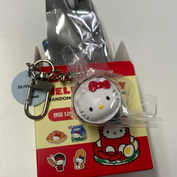 [BUNJANG] Olive Young Kitty Ten by Ten Keyring / 올리브영 키티 텐바이텐 지역 키링 김천 김밥