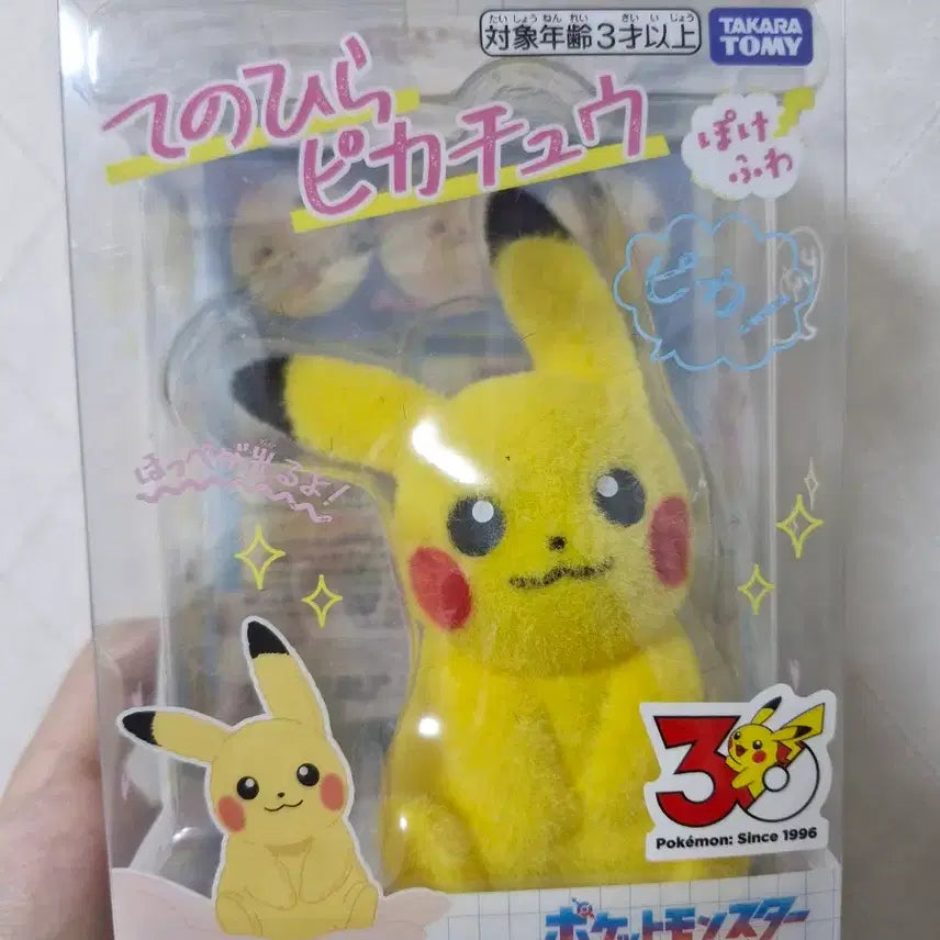 [BUNJANG] Takara Tomy Pokemon Pikachu Plush Toy Figure / 포켓몬스터 타카라토미 내손안의 피카츄 인형 장난감 피규어