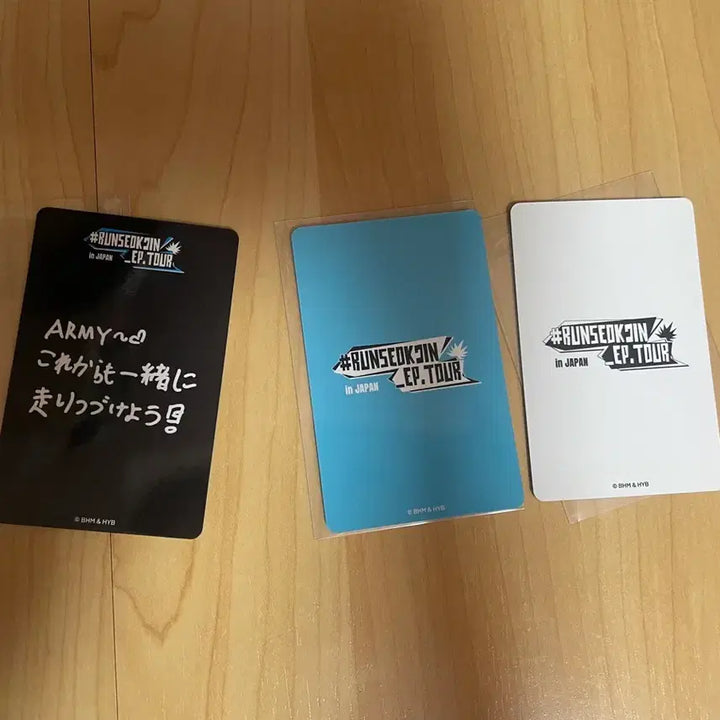 [BUNJANG] BTS Jin Run Jin Japan Mini Photocard 3-Set Bundle / BTS 방탄 진 런석진 일본 미니포카 미포 3종 일괄
