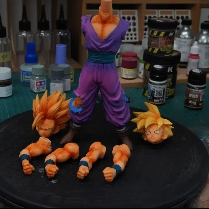 [BUNJANG] Grandista Super Saiyan 2 Gohan Custom Repaint Figure / 그란디스타 오반 전문리페인트
