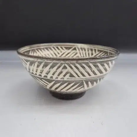 [BUNJANG] Min Young-ki Celadon Porcelain Mishima Tea Bowl / 산청요 소강 민영기선생-미시마다완/