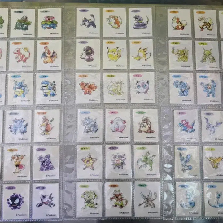 [BUNJANG] Pokemon 30th Anniversary Artwork Full Set Stickers / 포켓몬띠부씰 30주년 아트워크전종