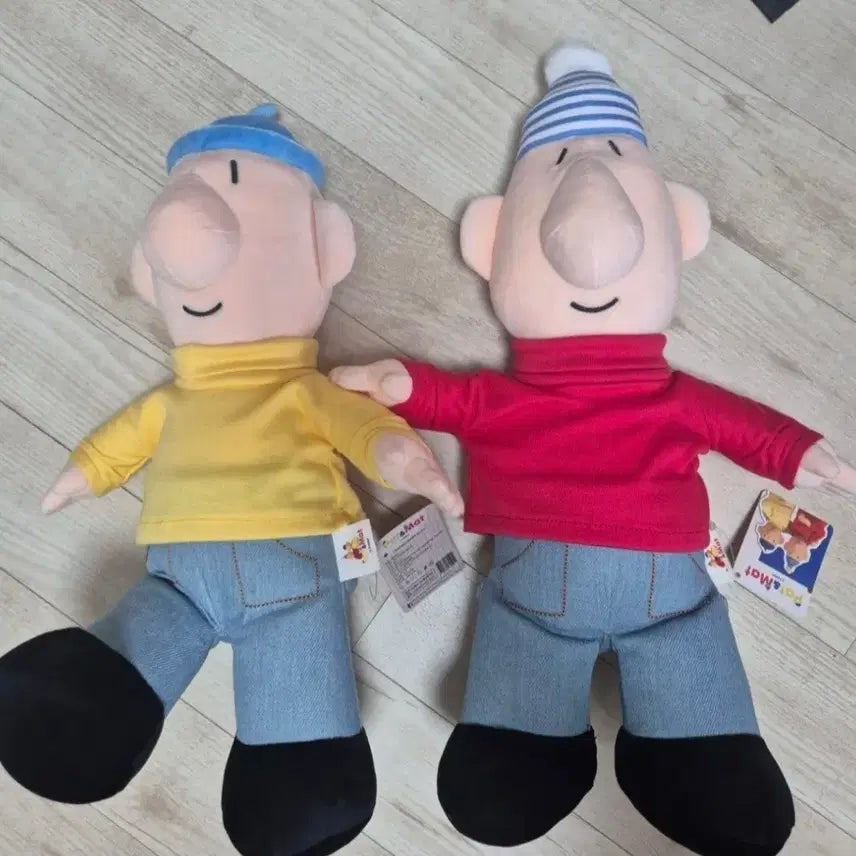 [BUNJANG] Pat &amp; Mat Plush Toys 2-Piece Set / 패트와 매트 인형 2개 세트