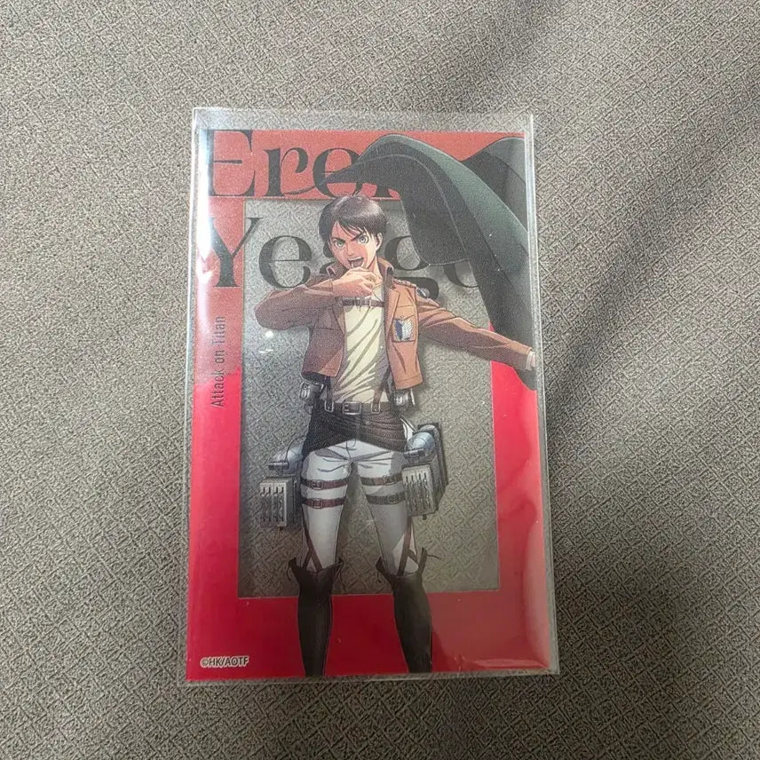 [BUNJANG] Attack on Titan Eren Yeager Clear Photocard / 진격의 거인 에렌 예거 투명 카드