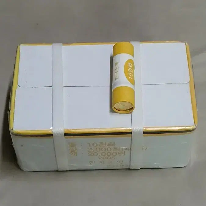 [BUNJANG] 2005 Korean Mint Coin Unsealed Box Roll / 옛날돈 구동전 10주 미개봉 박스관봉