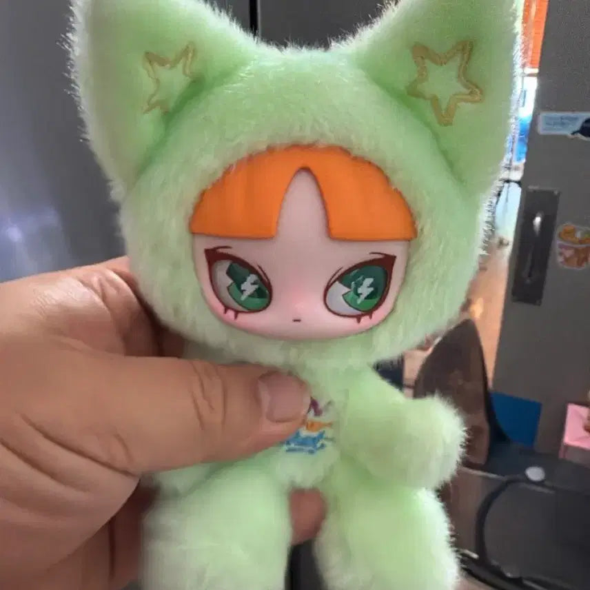 [BUNJANG] BabyThree Fluorescent Green Emerald Dolls Set / 베이비쓰리 형광 그린색 에머랄드 인형 모음