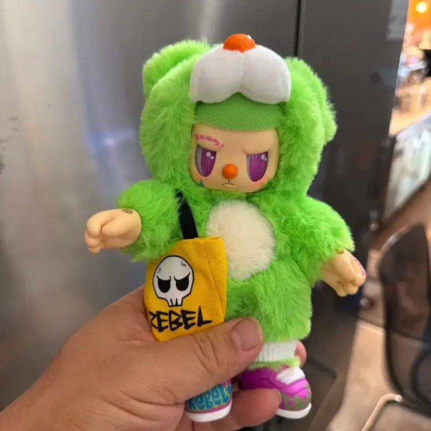 [BUNJANG] BabyThree Fluorescent Green Emerald Dolls Set / 베이비쓰리 형광 그린색 에머랄드 인형 모음
