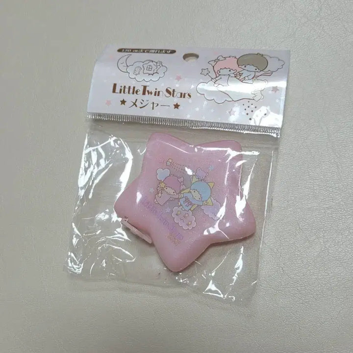 [BUNJANG] Little Twin Stars Star-Shaped Tape Measure / 고전키키라라 리틀트윈스타 별모양 줄자 고전문구