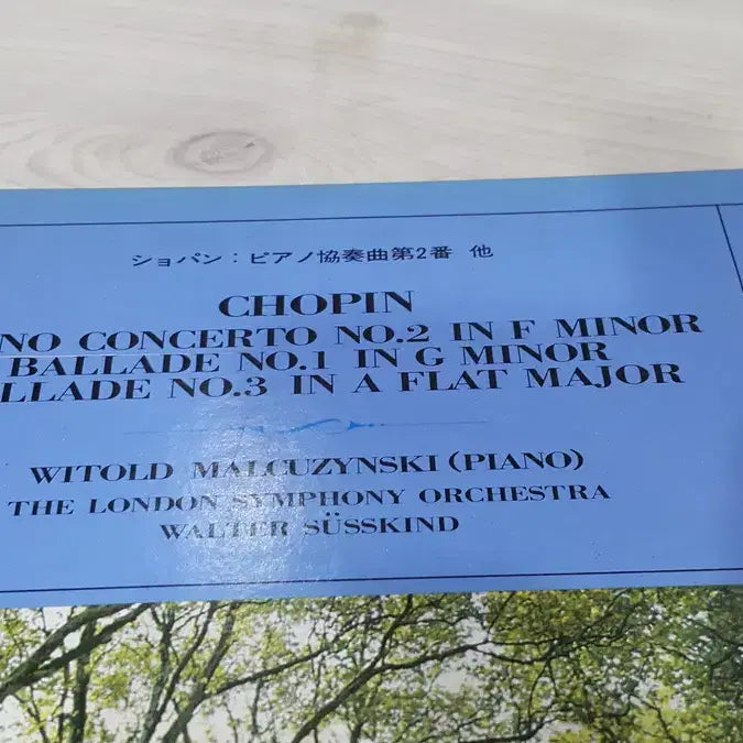 [BUNJANG] Chopin / Witold Maczuzynski "Mint Condition" LP / 민트급 엘피/클래식 - 쇼팽/비톨트 마우추진스키